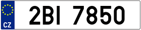 Truck License Plate